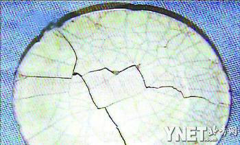 受损哥窑瓷器正面